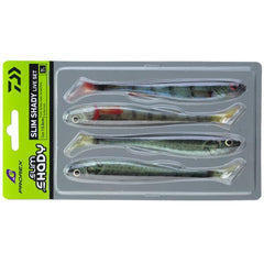 Năluci Soft DAIWA Prorex Real Slim Live Shad - Set 4 Bucăți, Realism Uimitor