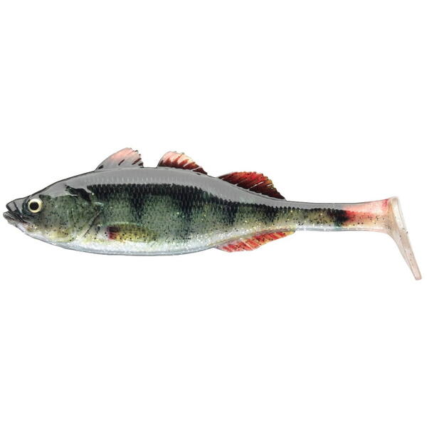 Năluci Soft DAIWA Shad PX Live Perch - Acțiune Realistă, 7.5cm