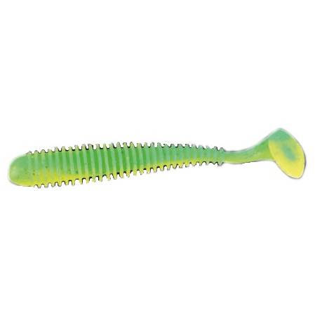 Năluci Soft Gator Shad Nomura - Chart Green, 7.5cm, Pachet 10buc