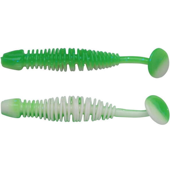 Năluci Soft Grub Power Leech Berkley - Ademenire Eficientă, Culoare Spring Green