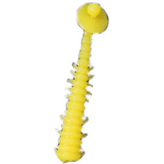 Năluci Soft NALUCA AKI Nomura - 3cm, Fluo Yellow, Pachet 12 buc