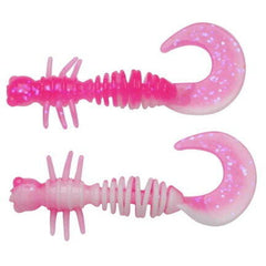 Năluci Soft Power Curly Berkley - 4cm, Roz/Alb, Super Atracție
