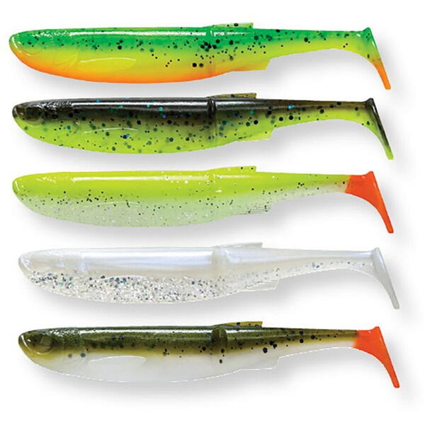 Năluci Soft Shad Craft Bleak Savage Gear - Realism, 5 buc/plic Dark Water Mix