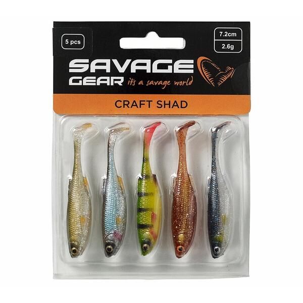 Năluci Soft Shad Craft Savage Gear - Mix Clear Water 10cm - 3