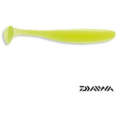 Năluci Soft Shad D.FIN 7.5cm DAIWA - 10 buc, Culoare Lime