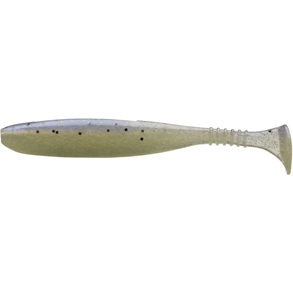 Năluci Soft Shad D.Fin DAIWA - 10cm, Pepper Ghost, 7 bucăți