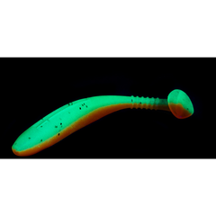 Năluci Soft Shad D.FIN DAIWA - Hot Tomato UV, Eficiență Maximă Răpitori - 2