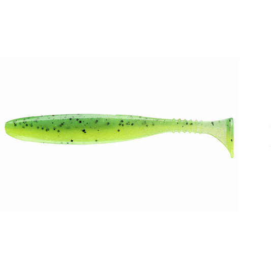 Naluci Soft Shad D.FIN DAIWA - UV Chartreuse Tiger, 15cm, 3buc/set - 1