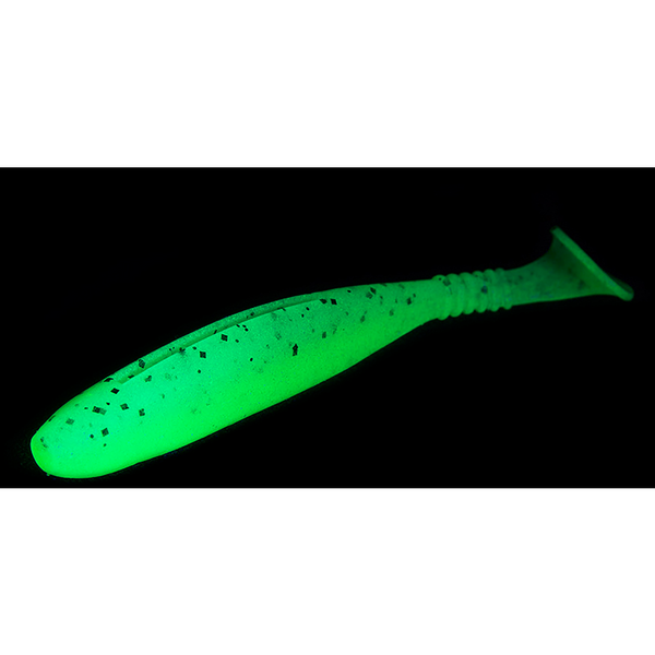Naluci Soft Shad D.FIN DAIWA - UV Chartreuse Tiger, 15cm, 3buc/set - 2