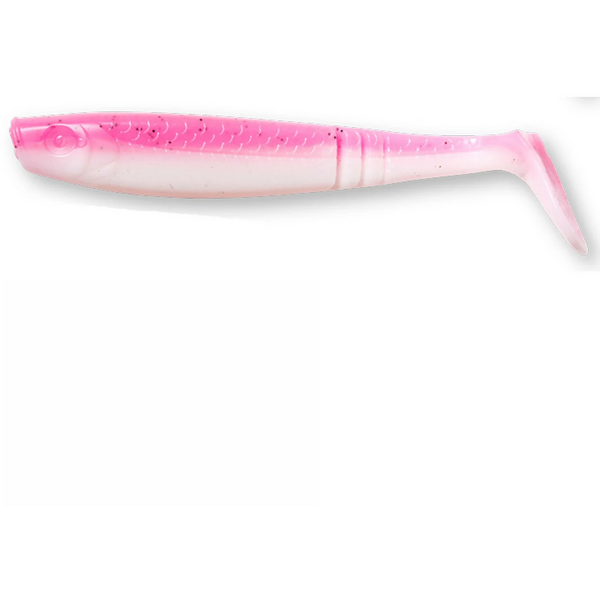 Năluci Soft Shad DAM Paddletail - UV Pink White, 6.5cm