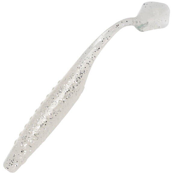 Năluci Soft Shad Hunter Nomura - 9cm, Perlă Albă, 10buc - 1