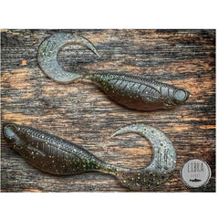 Naluci Soft Shad Libra Embrion - 12 buc, Codiță Rasucită, 4cm