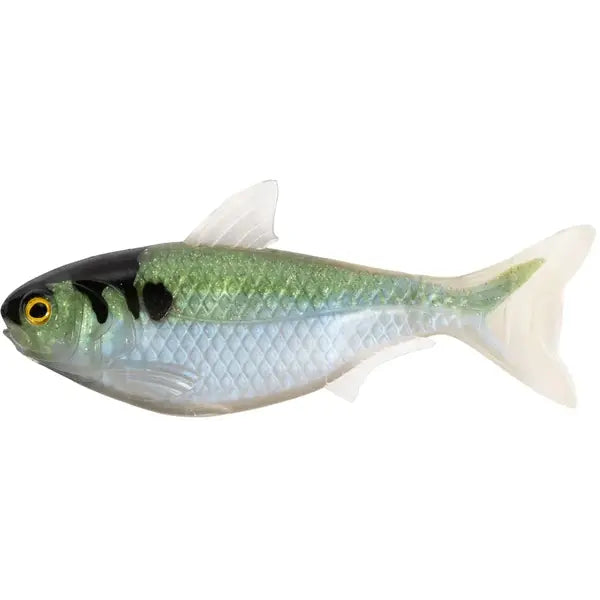 Năluci Soft Shad Live Target - Pescuit Prădători, 14cm Blue/Green