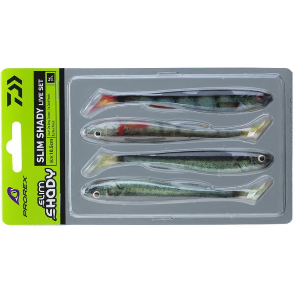 Năluci Soft Shad Prorex Real Slim Live DAIWA - 4 buc, Design Realist