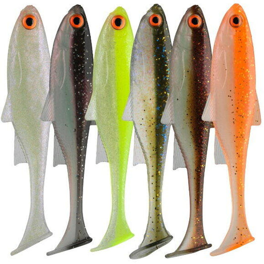 Năluci Soft Shad PX Live Roach DAIWA - Momeală Ultra-Realistă, 6buc/blister