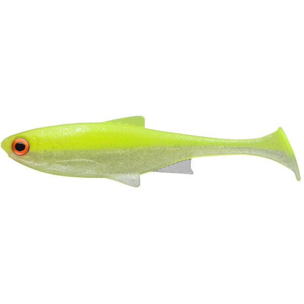 Năluci Soft Shad PX Live Roach Daiwa - UV Lime Roach, Prindere Asigurată
