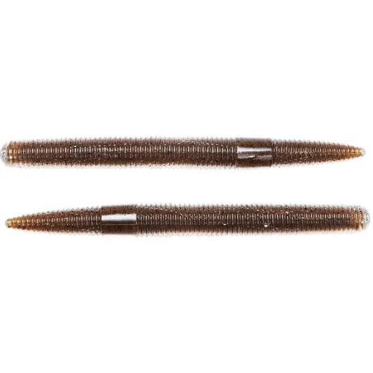 Năluci Soft Stick Worm Live Target - Brown/Black, 7.6cm