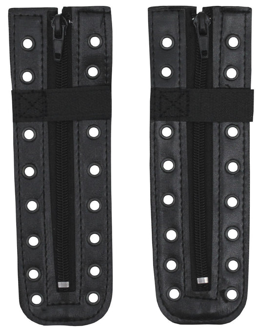Închizător Rapid Ghete Negru MFH - Piele Sintetică, Fermoar & Velcro