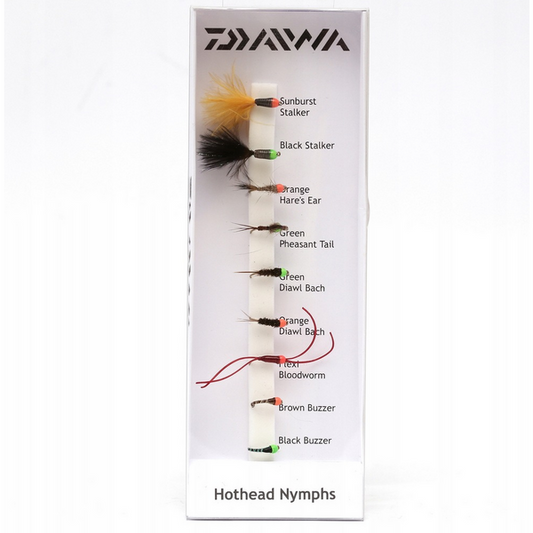 Nimphe Hothead Daiwa - 9buc, Eficiență Maximă Pescuit Păstrăv
