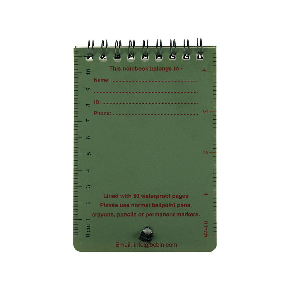 Notițebloc BCB Waterproof CD456 - Rezistență Supremă în Orice Condiții
