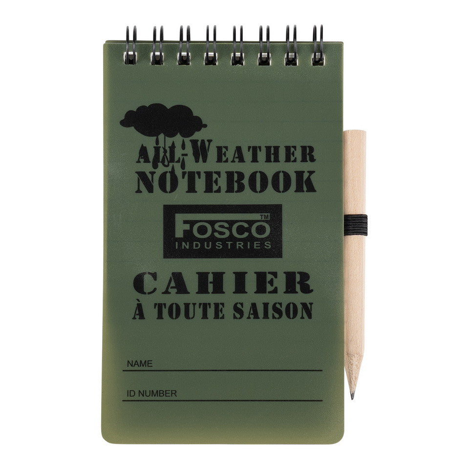 Notițier All-Weather Klein Verde - Consemnezi Informații Cruciale Oriunde