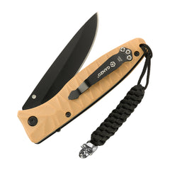 Șnur Breloc Cuțit Helix Skull M-Tac - Negru, Accesoriu Tactic