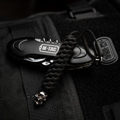 Șnur Breloc Cuțit Helix Skull M-Tac - Negru, Accesoriu Tactic