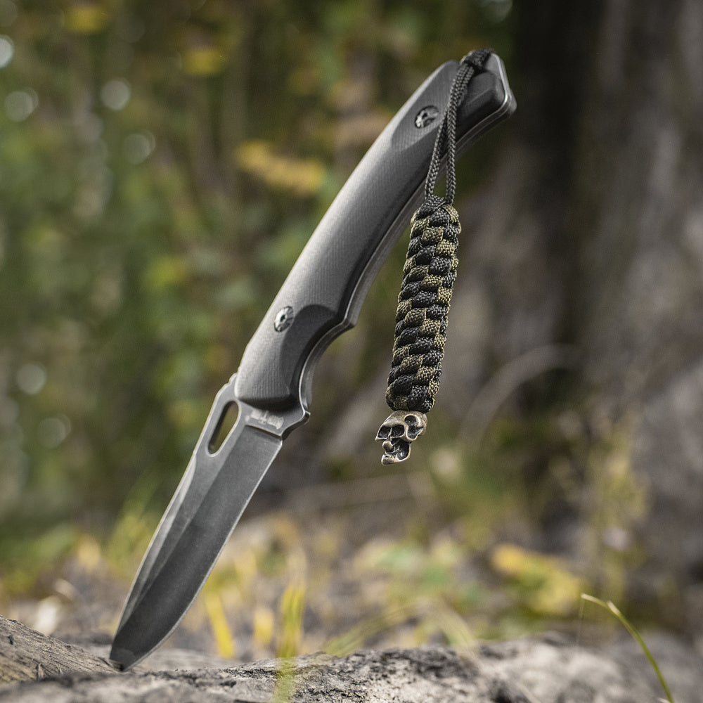 Șnur Breloc Cuțit Helix Skull M-Tac - Negru/Olive