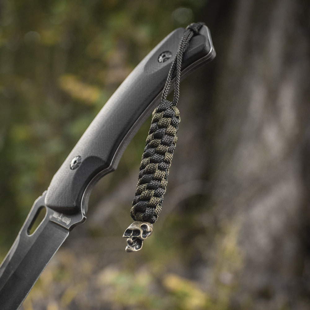 Șnur Breloc Cuțit Helix Skull M-Tac - Negru/Olive