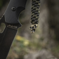 Șnur Breloc Cuțit Helix Skull M-Tac - Negru/Olive