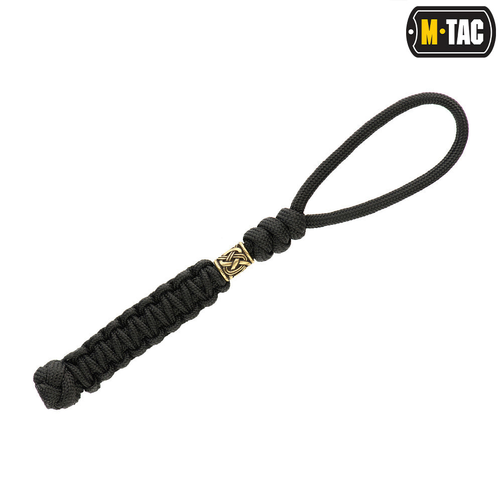 Șnur cu Breloc Loopy Snake M-Tac - Negru, Pentru Cuțit Tactic
