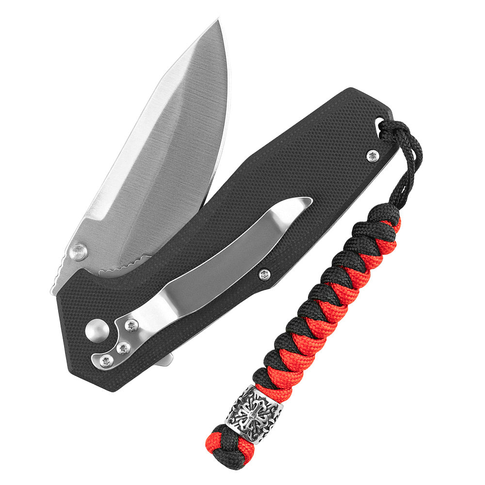 Șnur Cuțit Knife Lanyard Viper Scandinavian M-Tac - Negru/Roșu