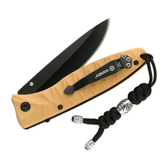 Șnur Lanyard Cuțit Zeus M-Tac - Negru, Oțel Inoxidabil