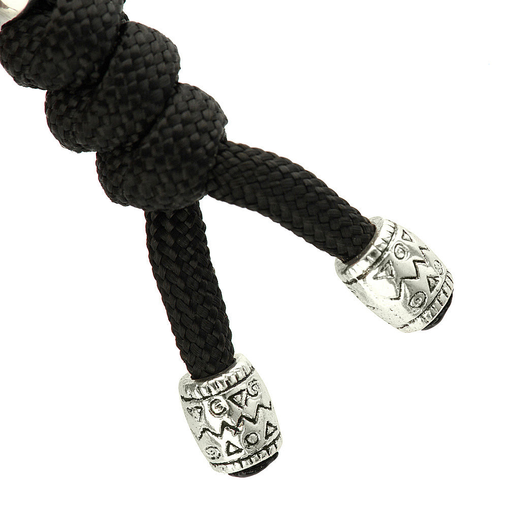 Șnur Lanyard Cuțit Zeus M-Tac - Negru, Oțel Inoxidabil