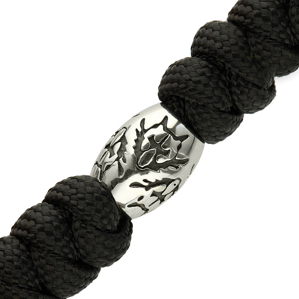 Șnur Lanyard Cuțit Zeus M-Tac - Negru, Oțel Inoxidabil