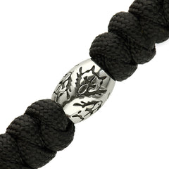 Șnur Lanyard Cuțit Zeus M-Tac - Negru, Oțel Inoxidabil