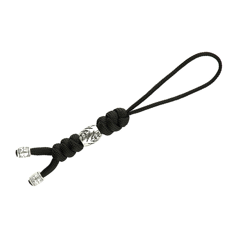 Șnur Lanyard Cuțit Zeus M-Tac - Negru, Oțel Inoxidabil
