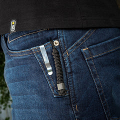 Șnur Lanyard M-Tac Viper Inox - Negru pentru Cuțit
