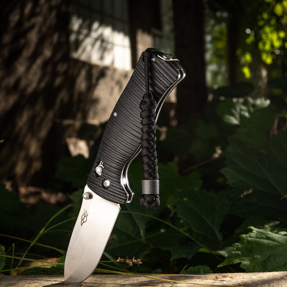 Șnur Lanyard M-Tac Viper Inox - Negru pentru Cuțit