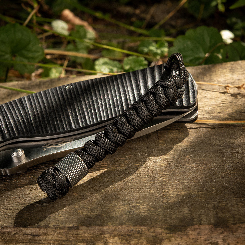 Șnur Lanyard M-Tac Viper Inox - Negru pentru Cuțit