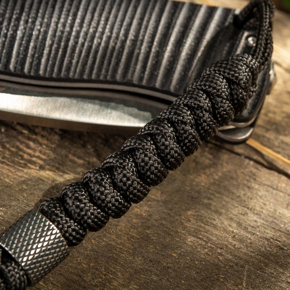 Șnur Lanyard M-Tac Viper Inox - Negru pentru Cuțit