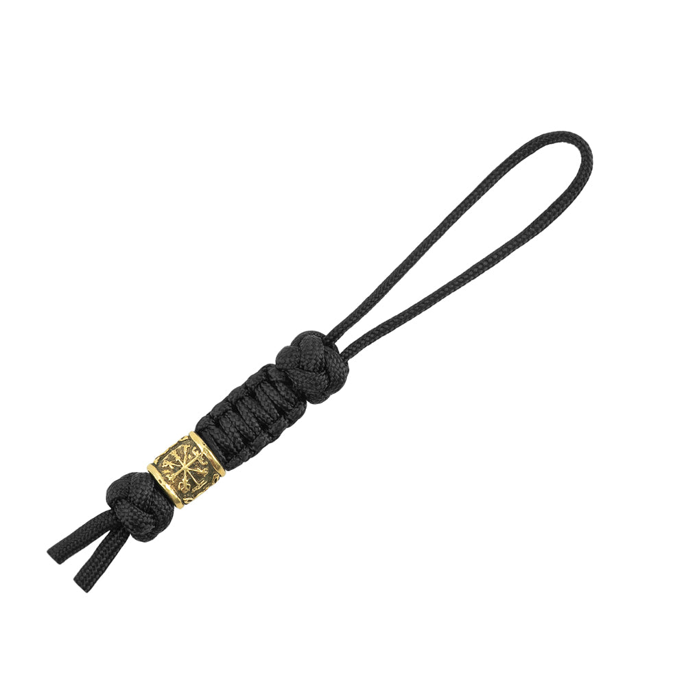 Șnur Lanyard Scandinavian M-Tac – Negru, Stil Tactic