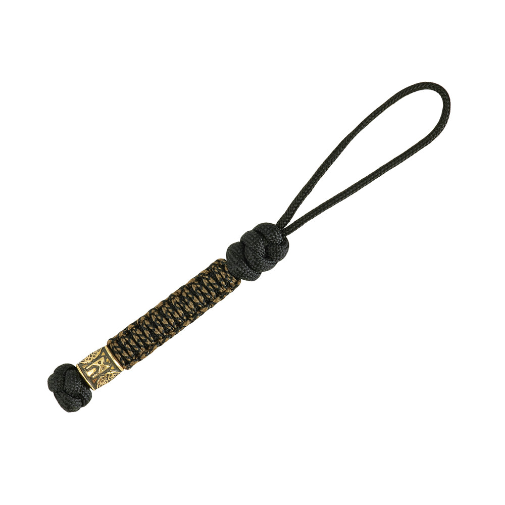 Șnur Lanyard Scandinavian Mannaz M-Tac - Negru, Pentru Echipament Tactic