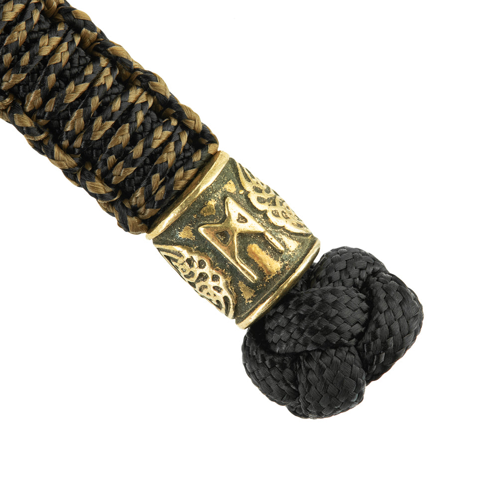 Șnur Lanyard Scandinavian Mannaz M-Tac - Negru, Pentru Echipament Tactic