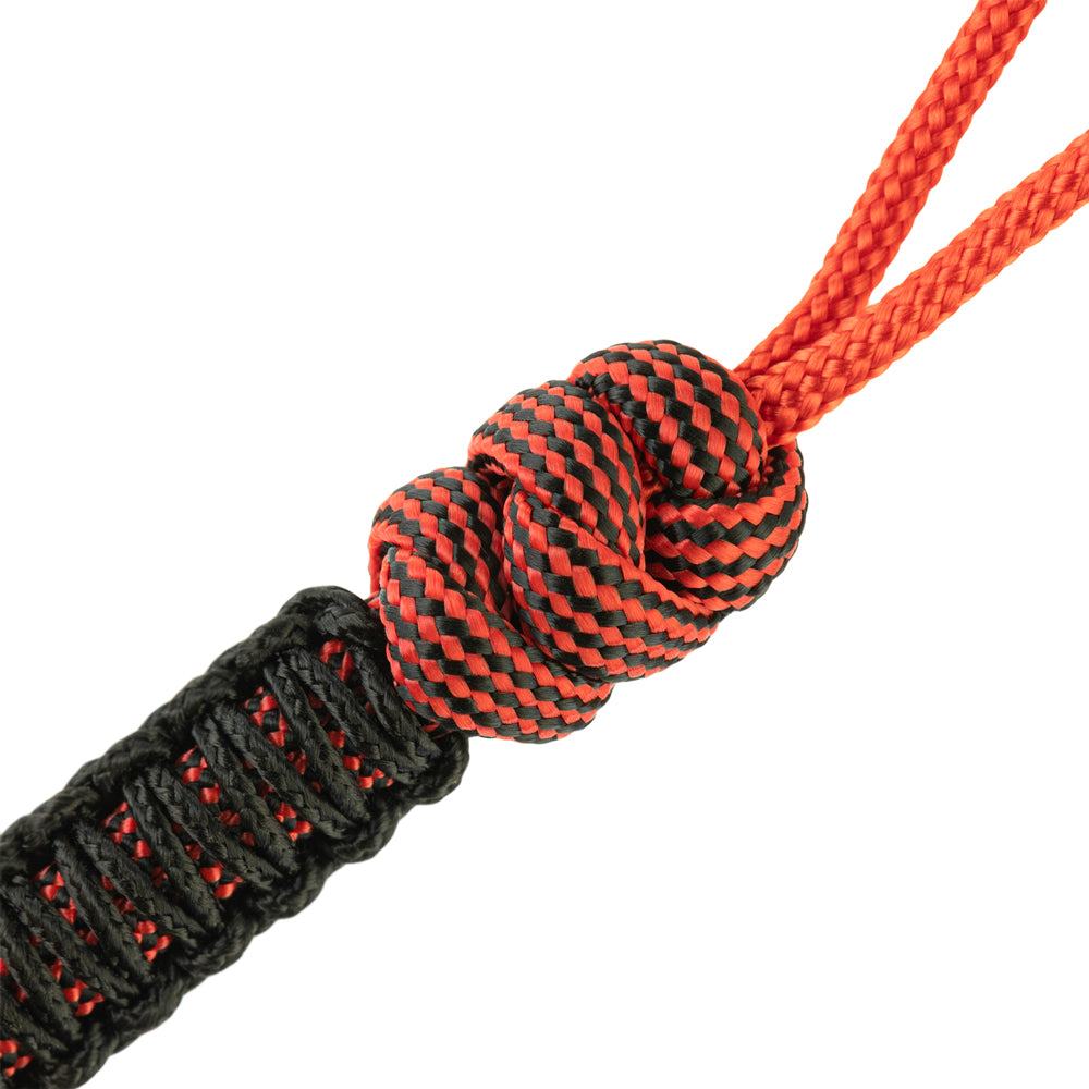 Șnur Lanyard Scandinavian Mannaz M-Tac - Negru/Roșu