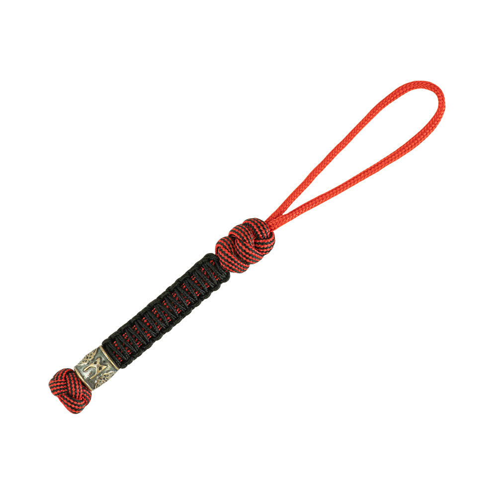 Șnur Lanyard Scandinavian Mannaz M-Tac - Negru/Roșu