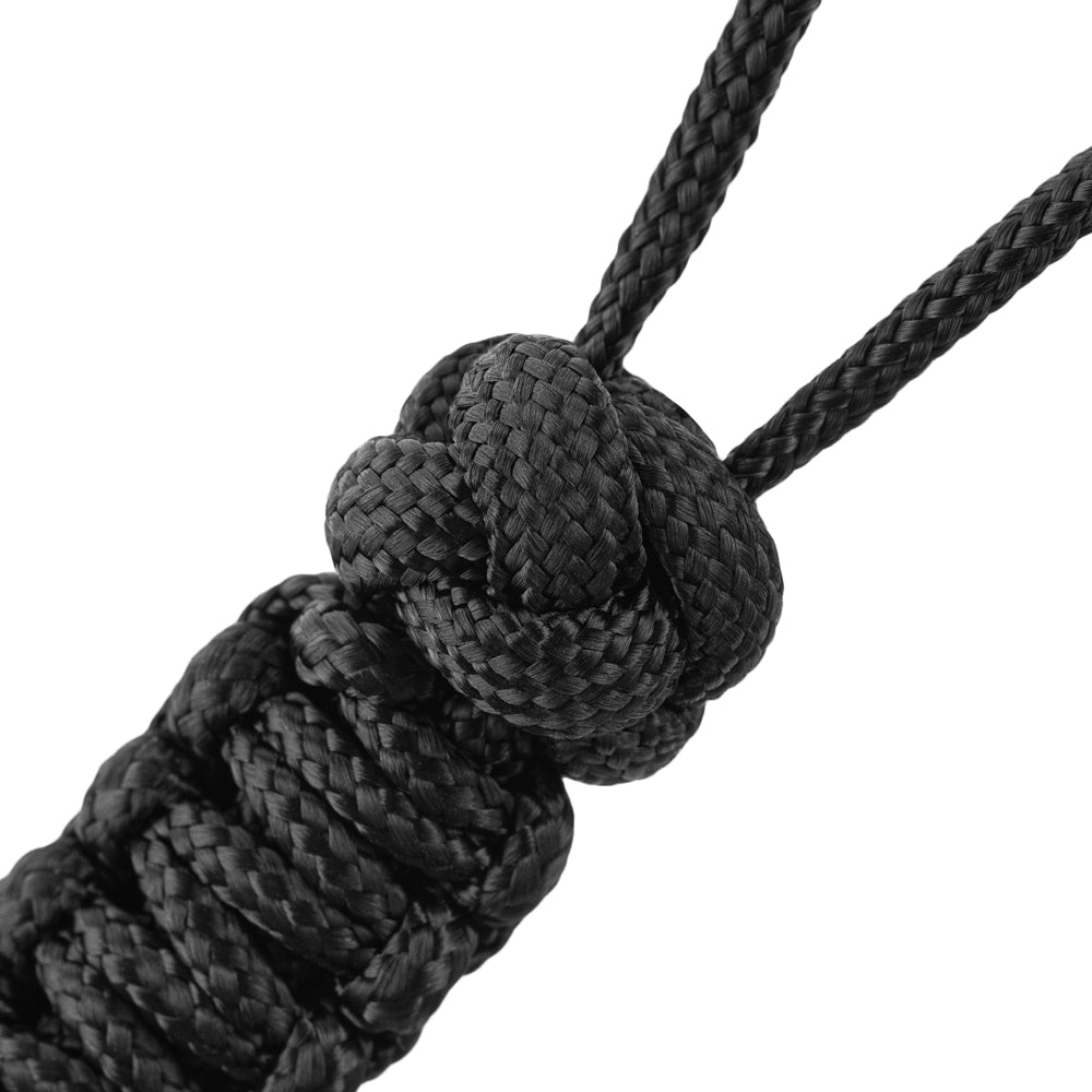 Șnur Lanyard Scandinavian Mic Triquetra M-Tac - Negru, Pentru Echipament