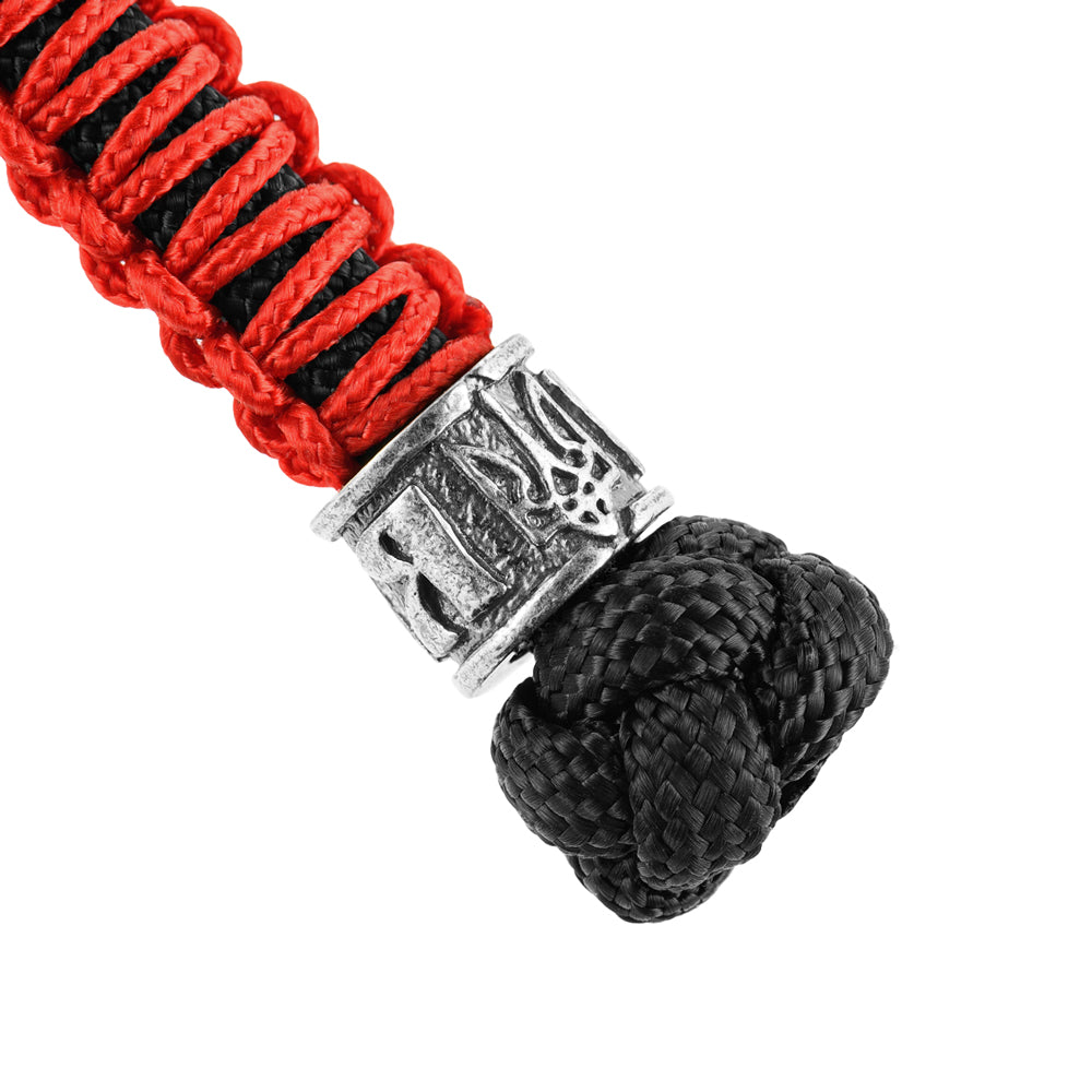 Șnur Lanyard Scandinavian Volya M-Tac - Negru/Roșu