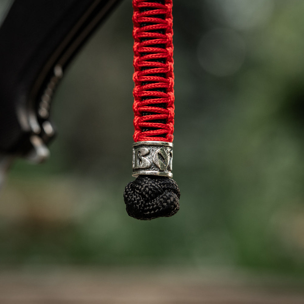 Șnur Lanyard Scandinavian Volya M-Tac - Negru/Roșu