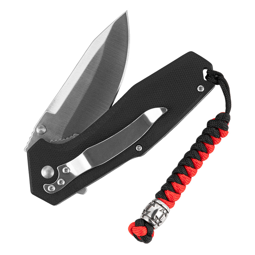 Șnur Lanyard Viper Cossack Cross V.2 M-Tac - Negru/Roșu